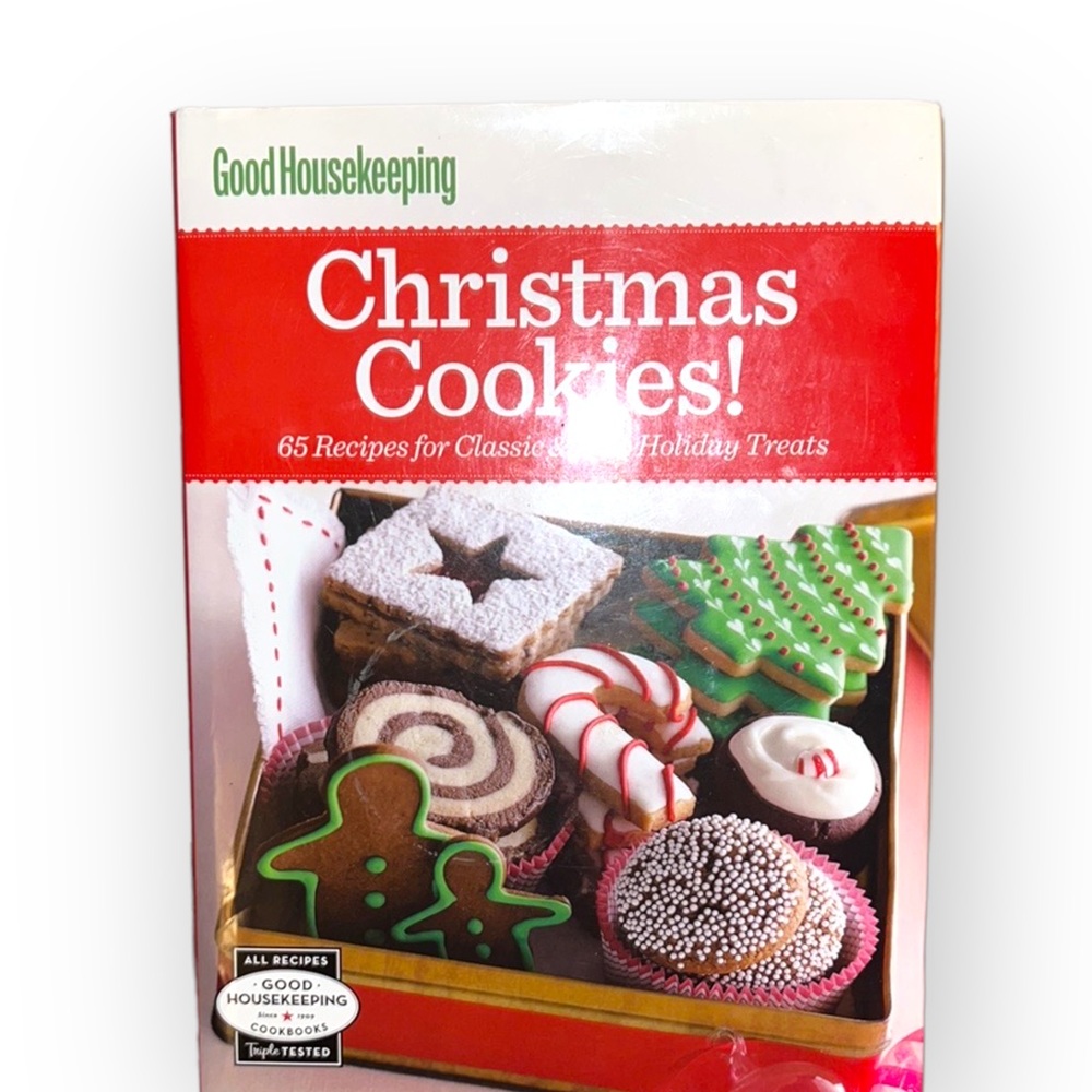 Good Housekeeping 1st Edition Christmas Cookie Cookbook 65 Recipes Hardcover